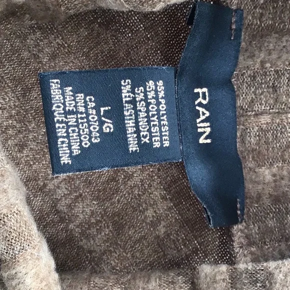 Brown Ribbed Button-Detail Tunic - Picture 5 of 5